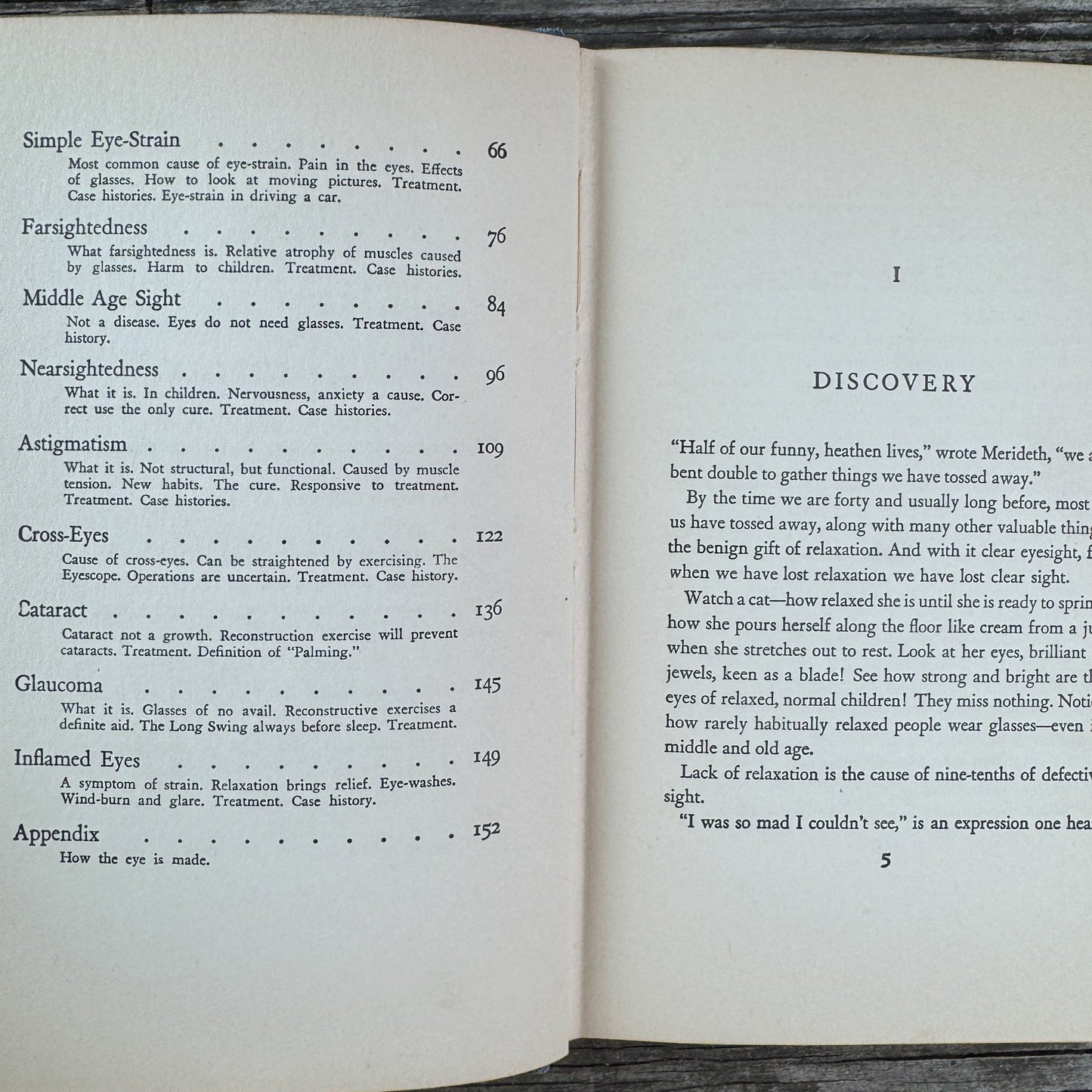 Sight Without Glasses, 1940 Vision Improvement Book - Pretty Old Books