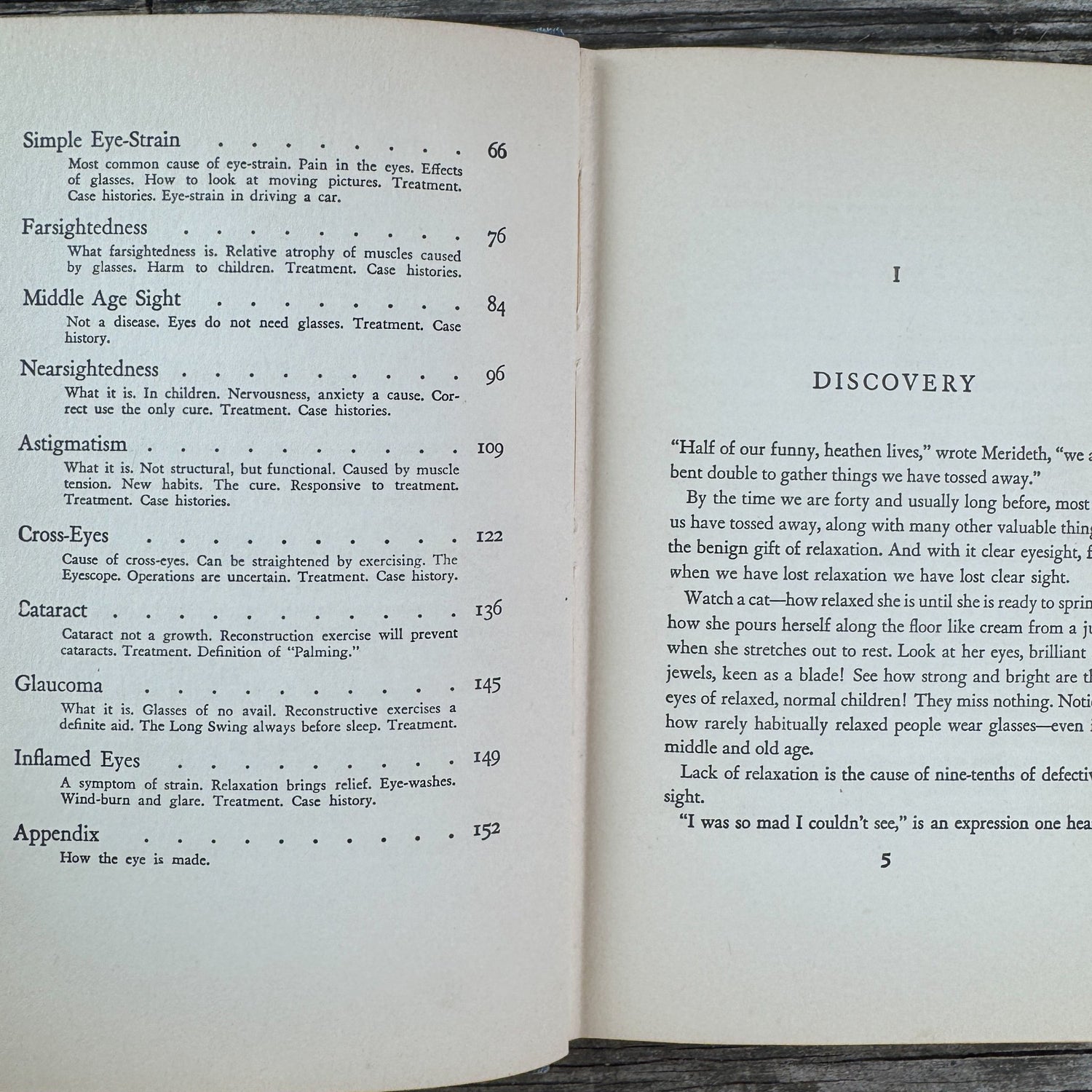 Sight Without Glasses, 1940 Vision Improvement Book - Pretty Old Books