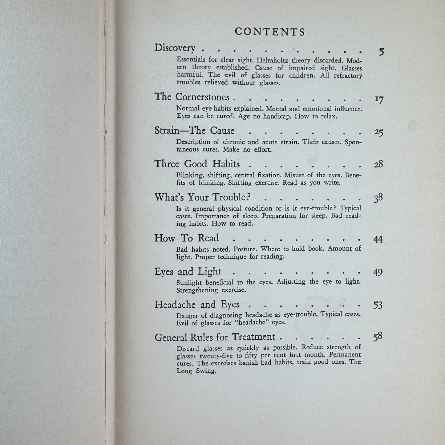 Sight Without Glasses, 1940 Vision Improvement Book - Pretty Old Books