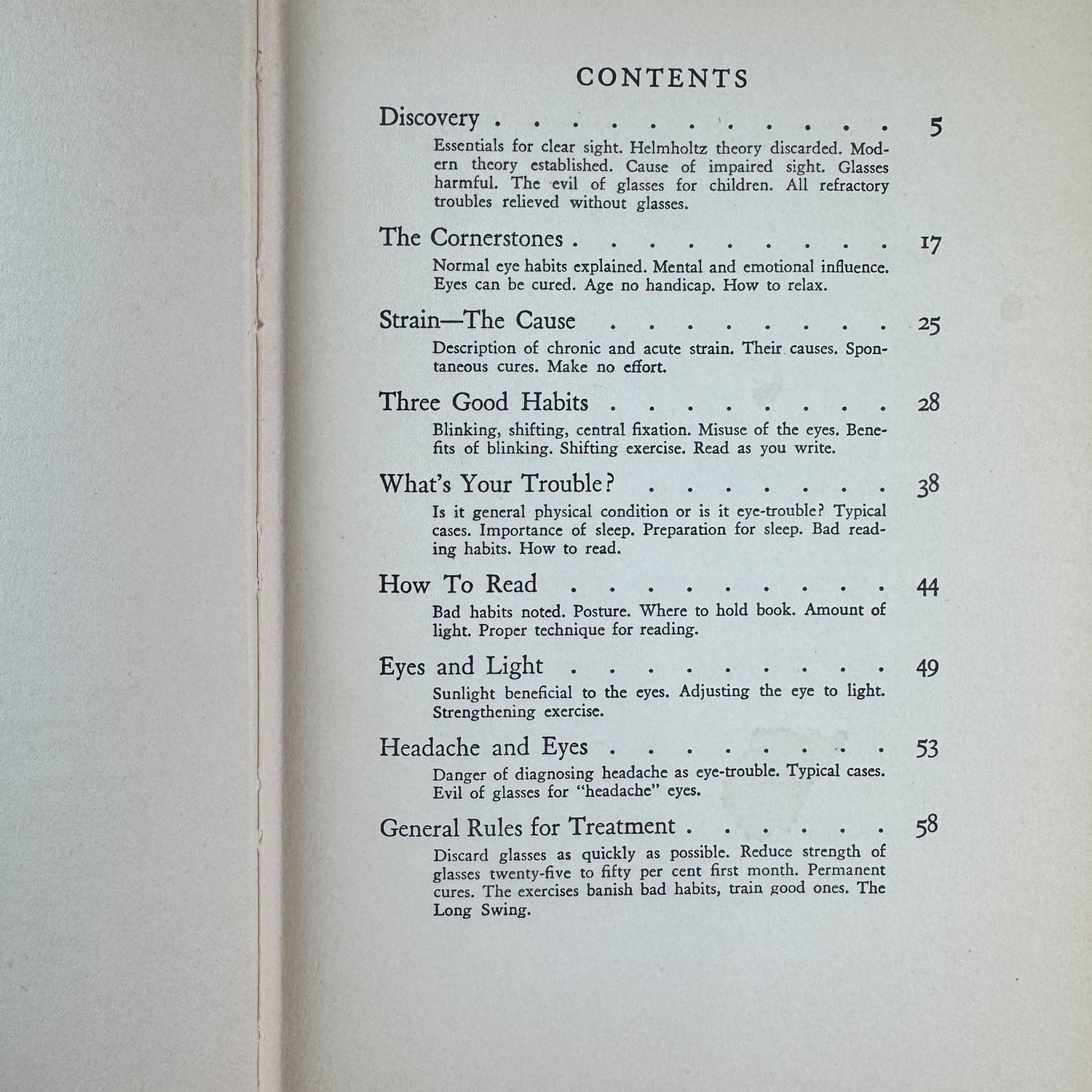 Sight Without Glasses, 1940 Vision Improvement Book - Pretty Old Books