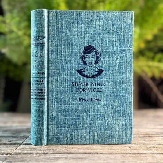 Silver Wings for Vicki, Helen Wells, 1947, The Vicki Barr Flight Stewardess Series - Pretty Old Books