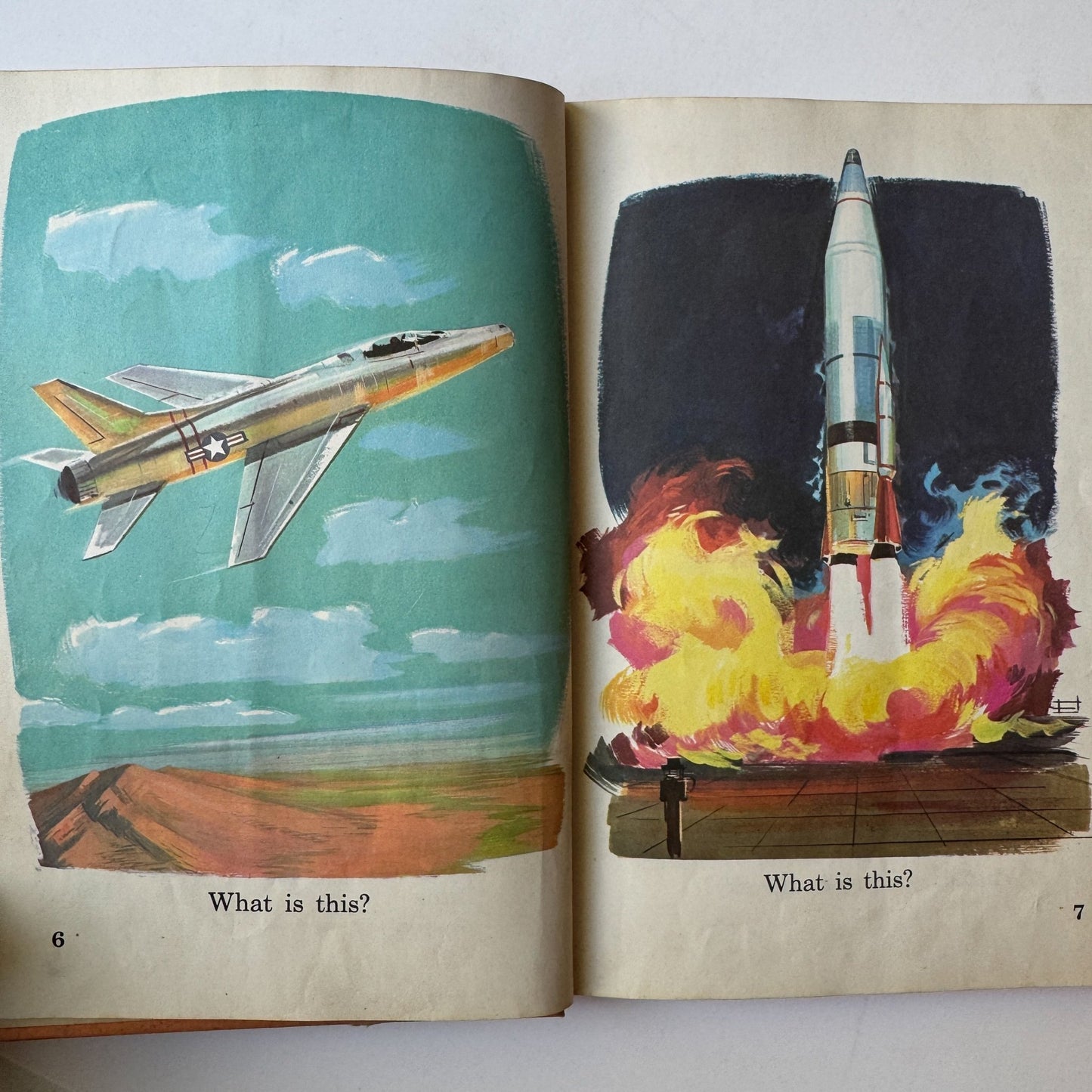 Singer Science for You, 1959 Science Primer, Illustrated Rockets, People, Animals - Pretty Old Books