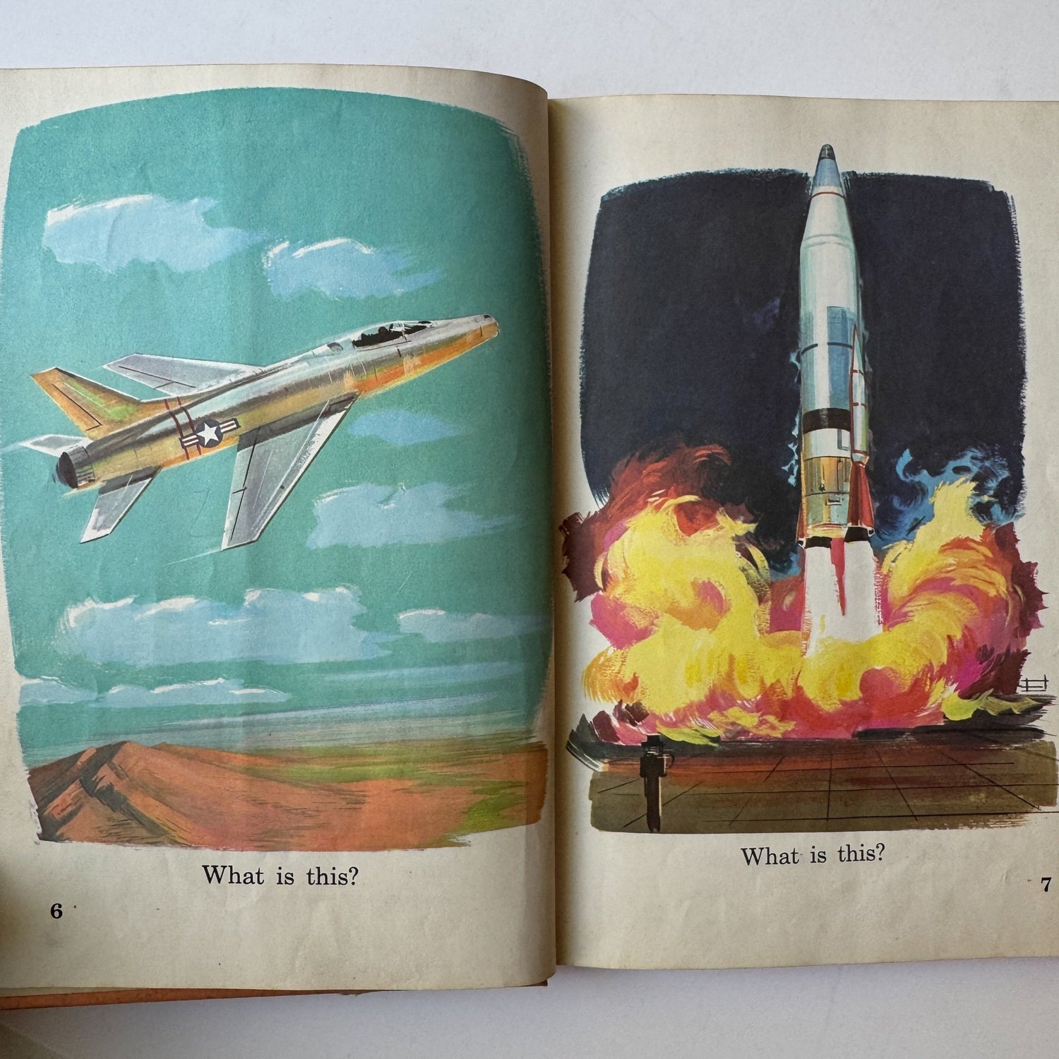 Singer Science for You, 1959 Science Primer, Illustrated Rockets, People, Animals - Pretty Old Books