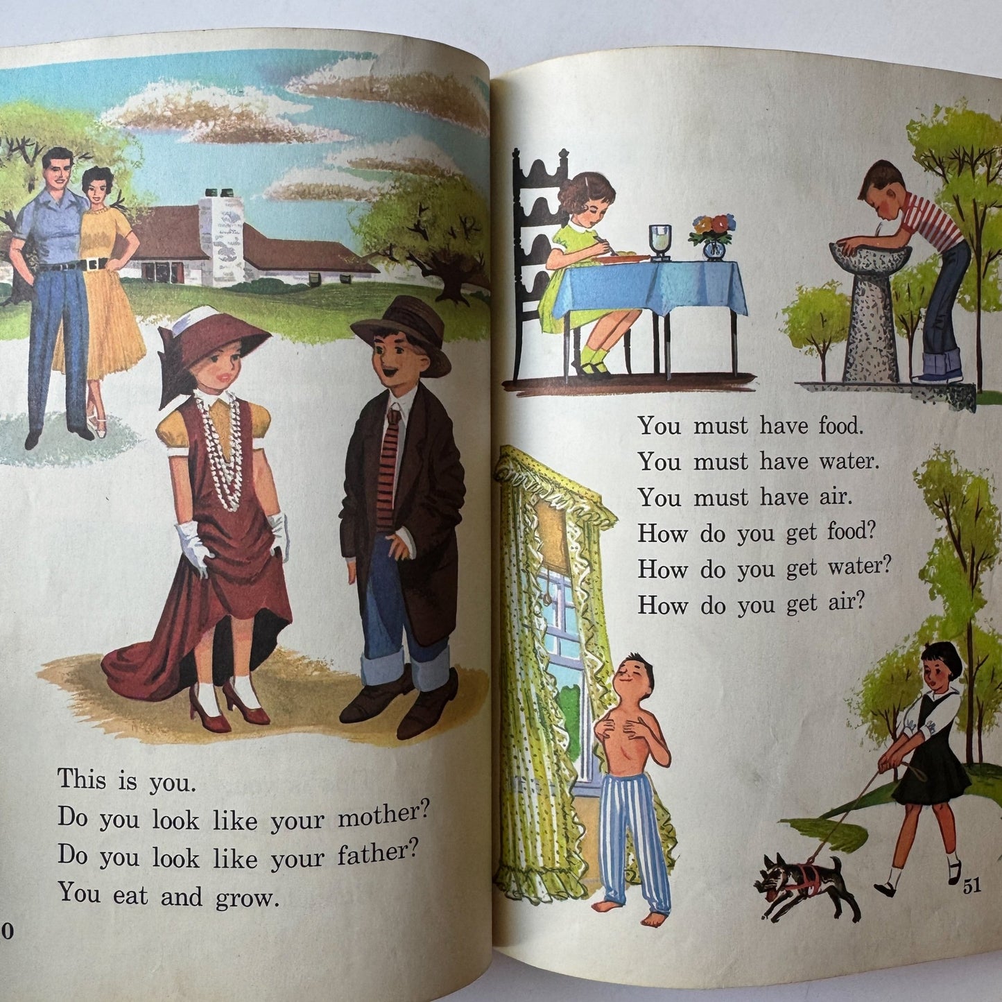 Singer Science for You, 1959 Science Primer, Illustrated Rockets, People, Animals - Pretty Old Books