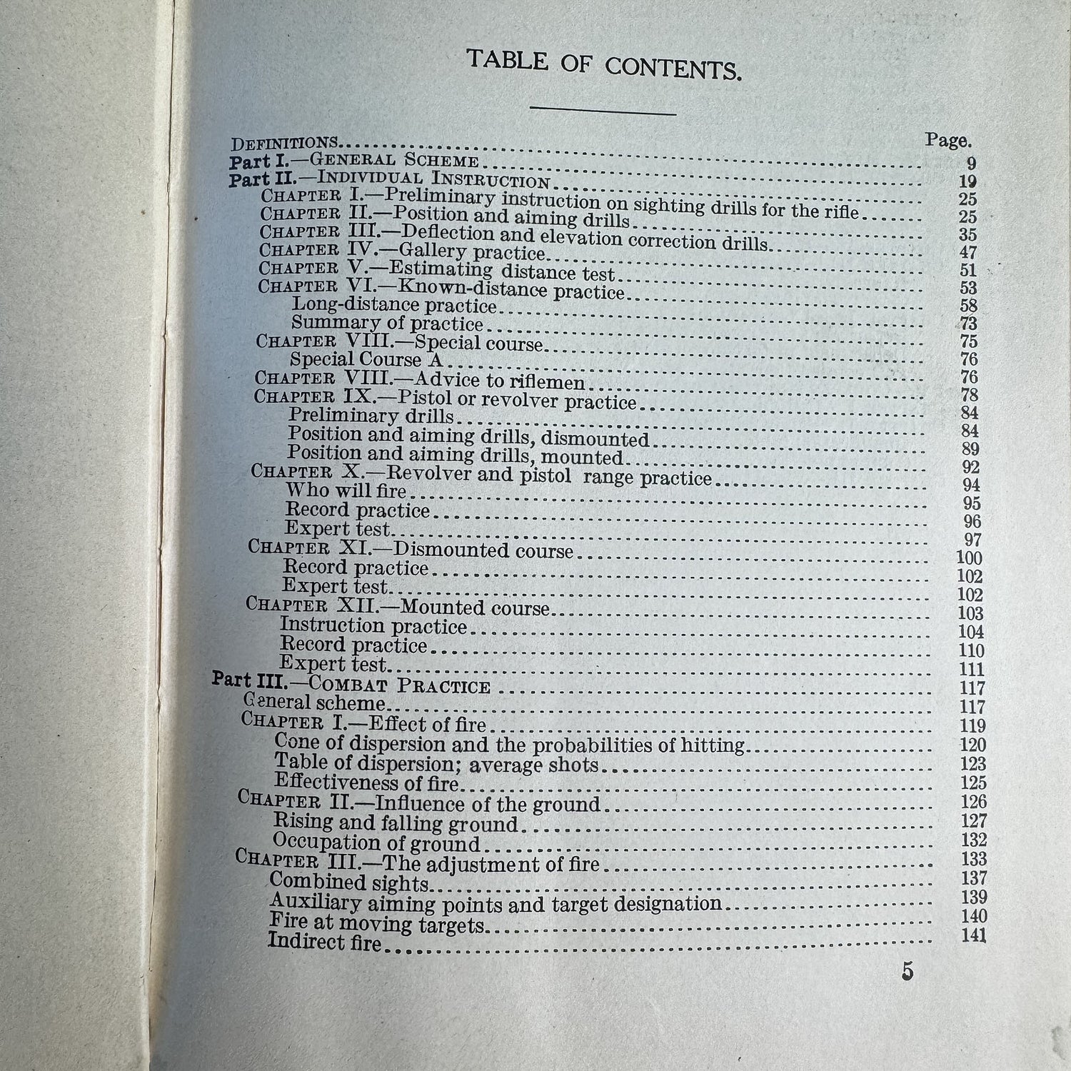 Small Arms Firing Manual, War Department, 1913 - Pretty Old Books