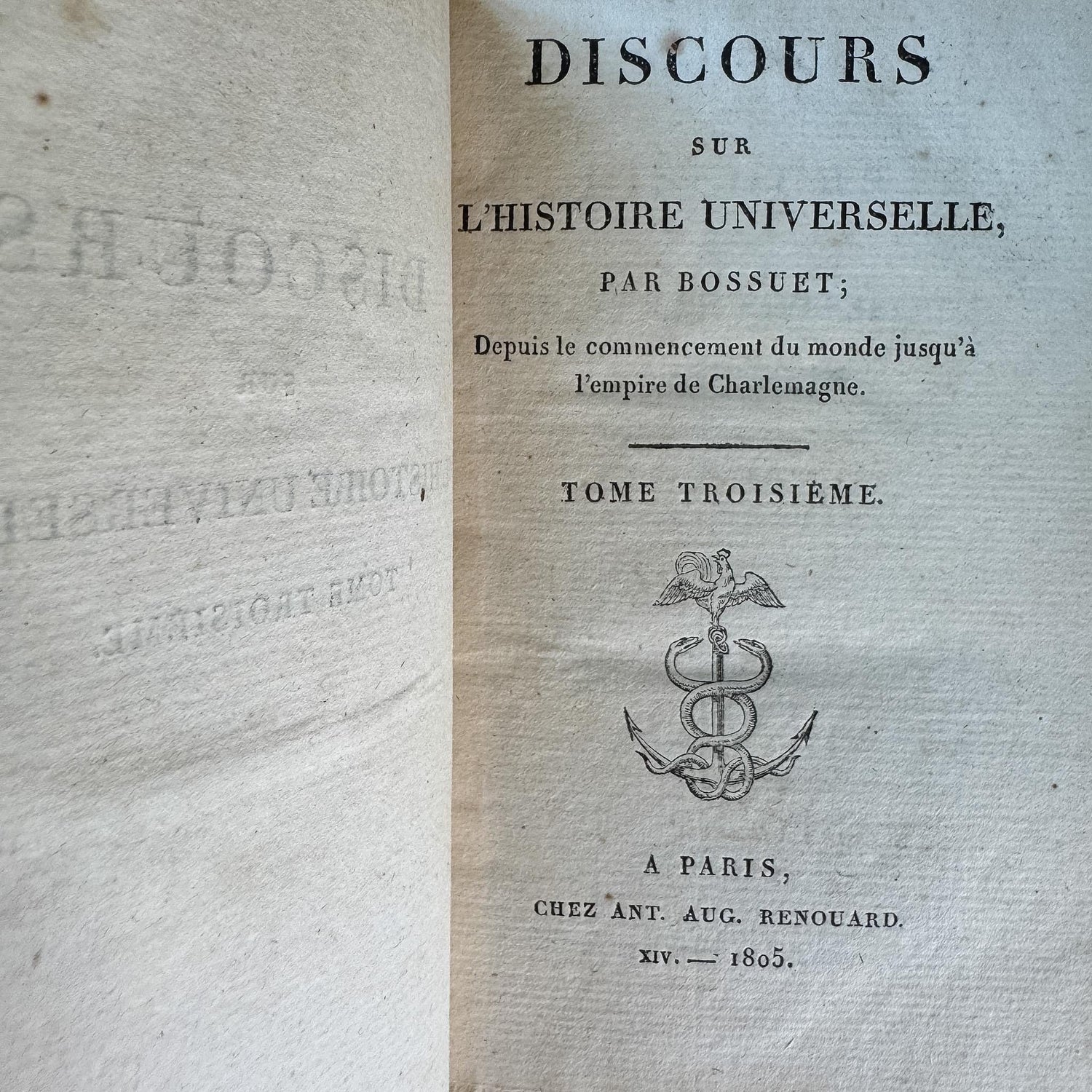 Small Gold Antique French Book Set - Jérusalem Délivrée & Bossuet, 5 Volumes - Pretty Old Books
