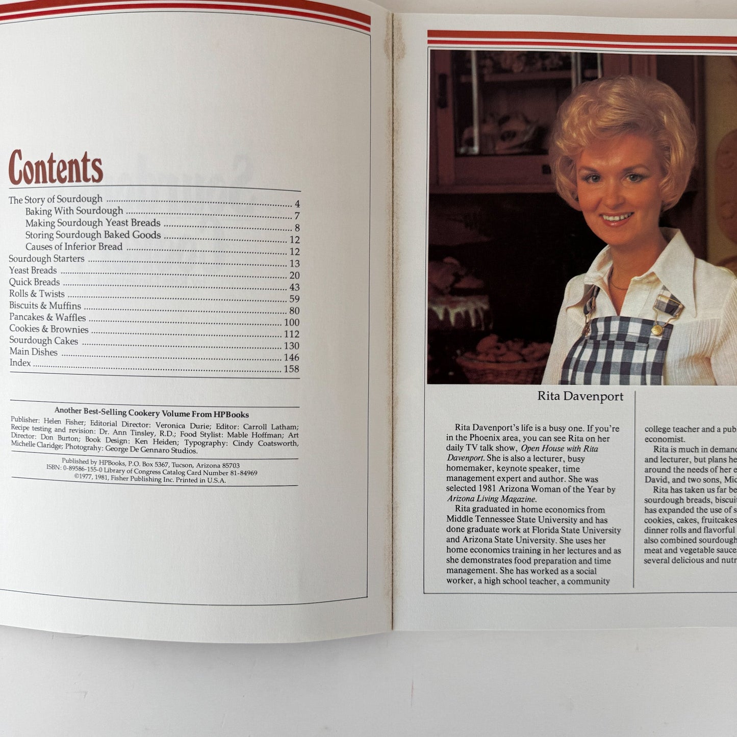 Sourdough Cookery, Rita Davenport, 1981 Vintage Paperback - Pretty Old Books