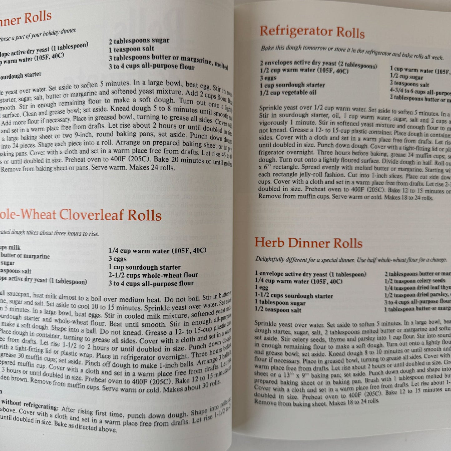 Sourdough Cookery, Rita Davenport, 1981 Vintage Paperback - Pretty Old Books