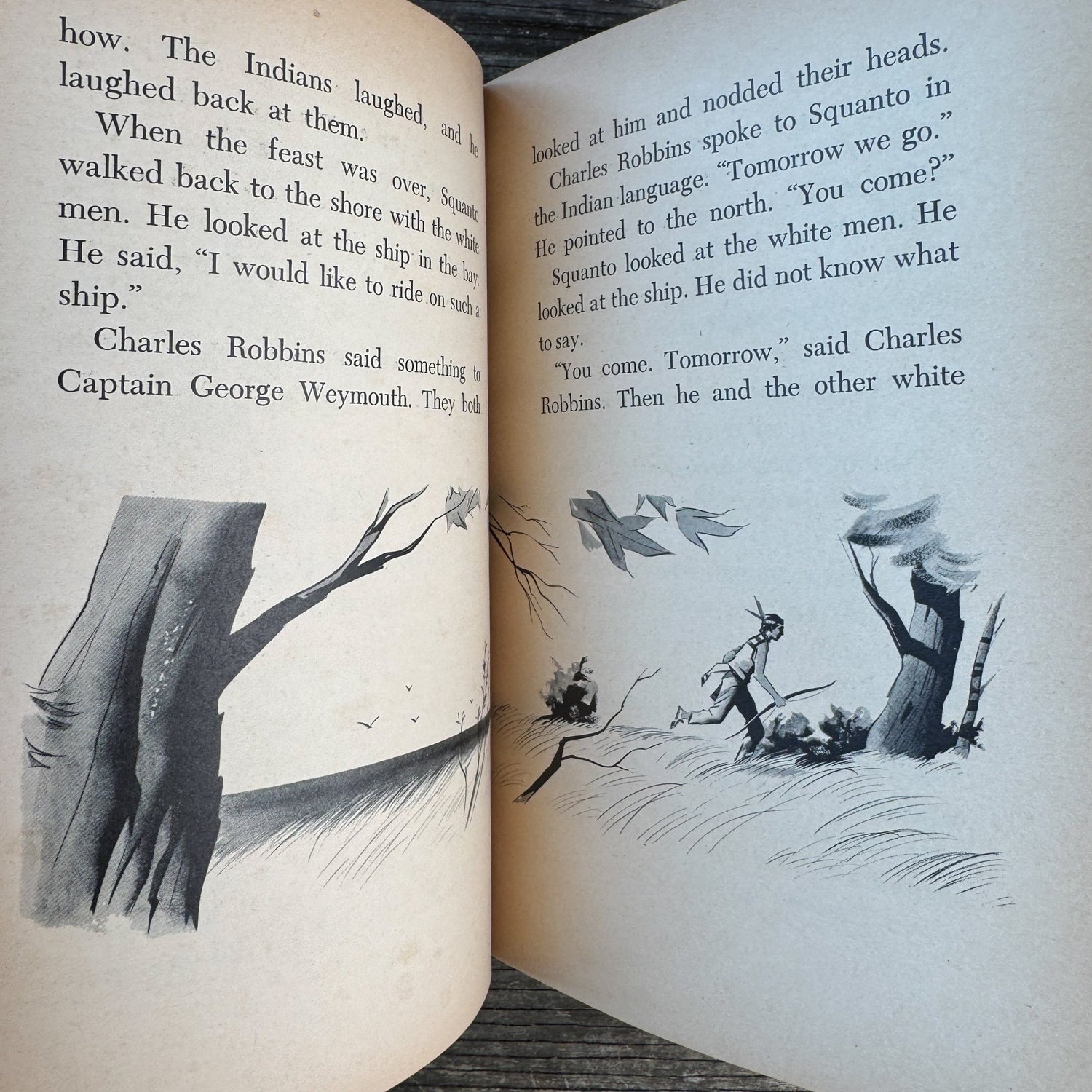 Squanto: Friend of the Pilgrims, Scholastic Paperback 1974 - Pretty Old Books