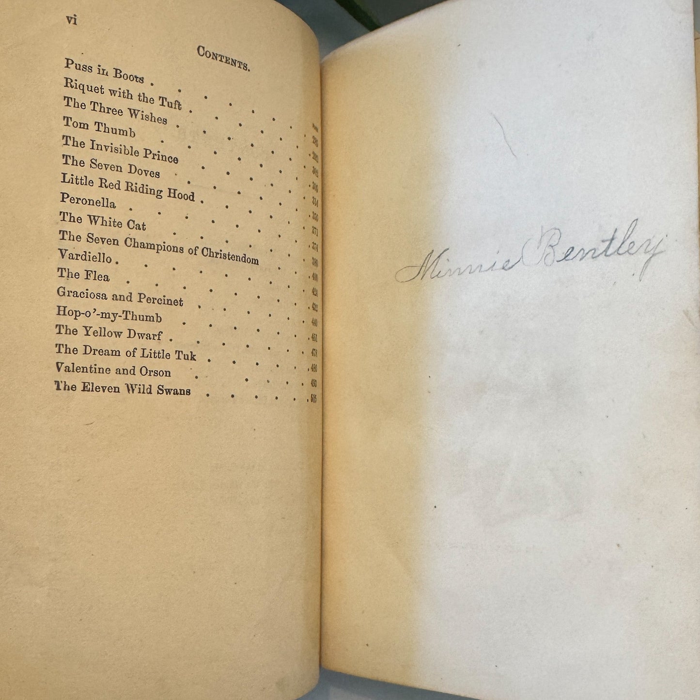 Standard Fairy Tales, Illustrated by Gustav Dore, 1800s, Ornate Hardcover - Pretty Old Books