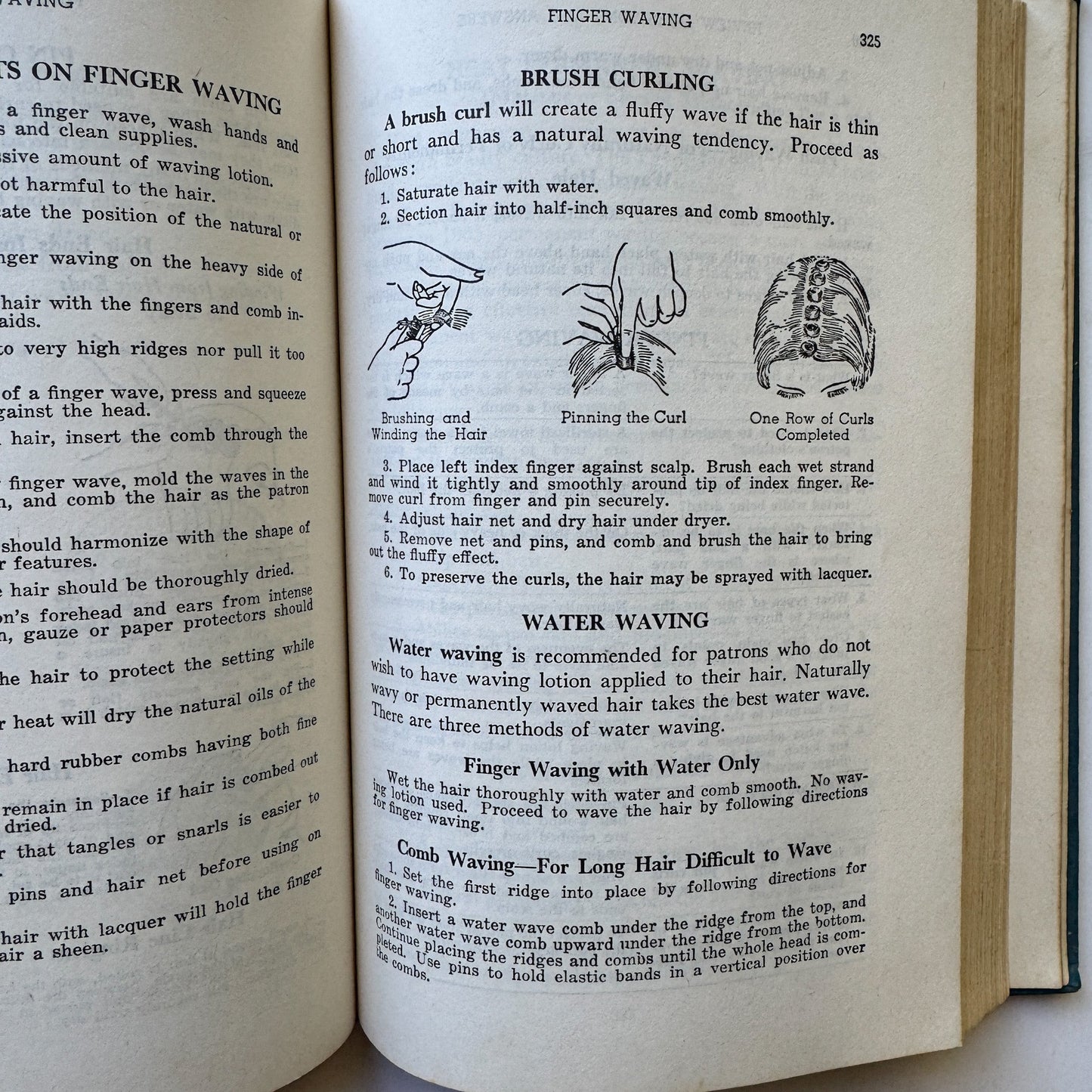 Standard Textbook of Cosmetology, Retro Mid Century 1958 Hardcover School Book - Pretty Old Books