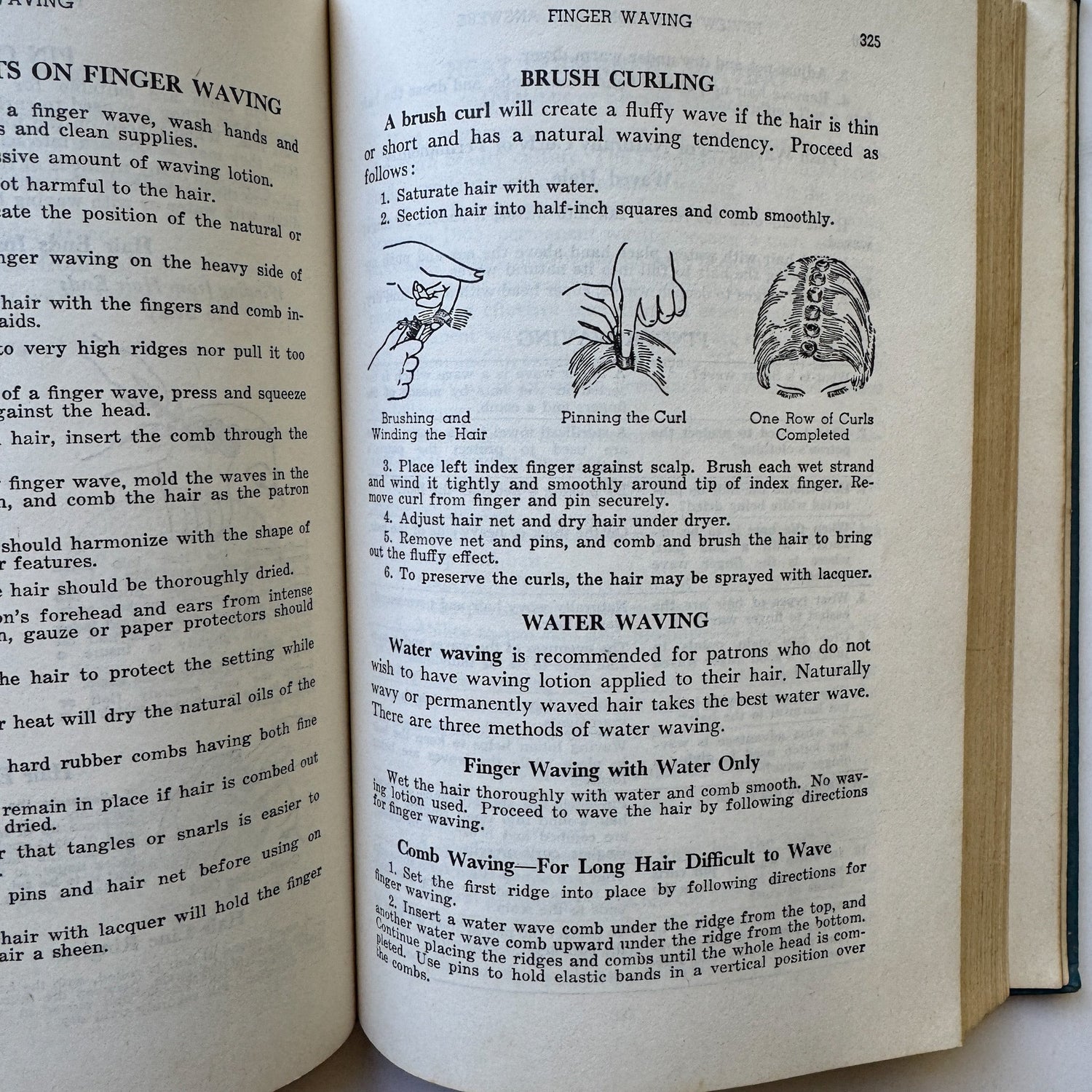 Standard Textbook of Cosmetology, Retro Mid Century 1958 Hardcover School Book - Pretty Old Books