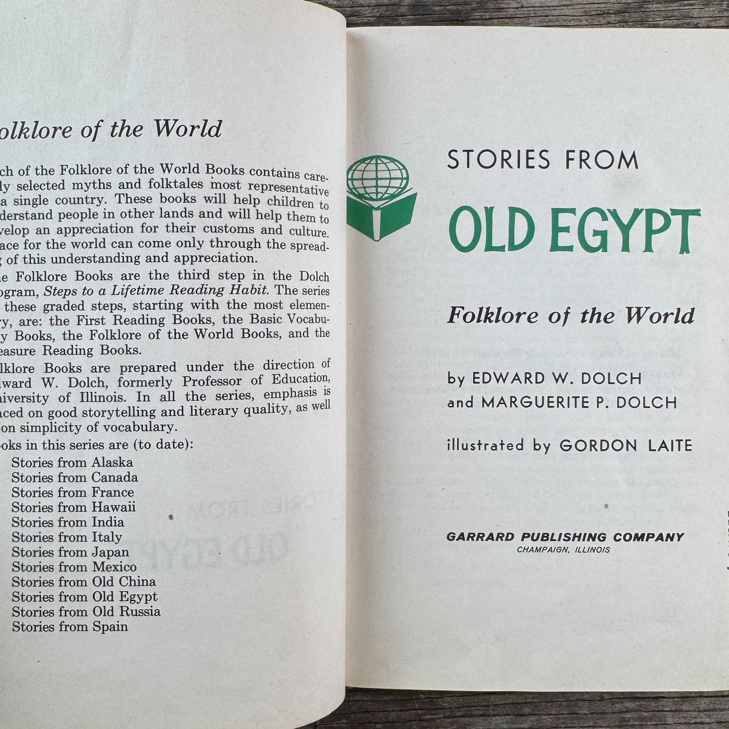 Stories from Old Egypt, Edward and Marguerite P. Dolch, 1964 - Pretty Old Books