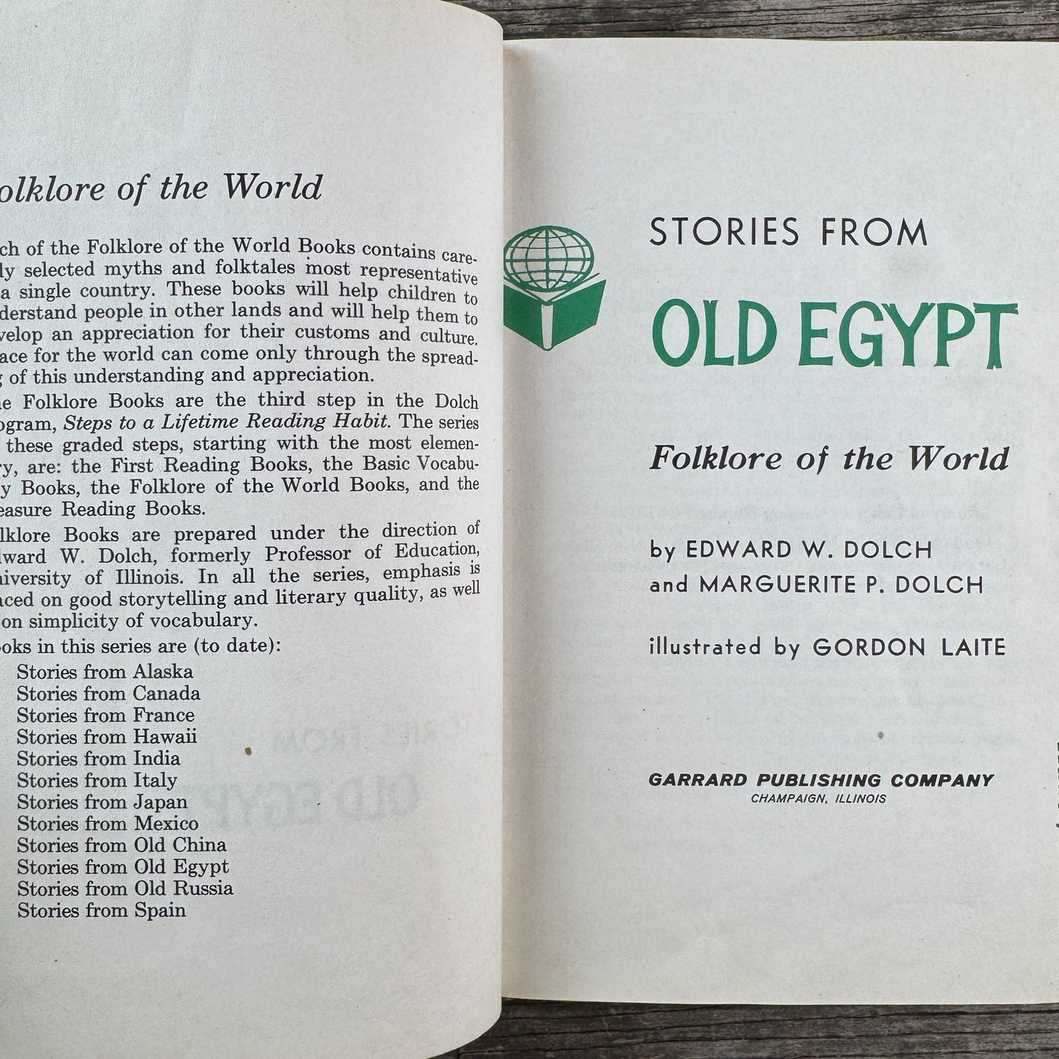 Stories from Old Egypt, Edward and Marguerite P. Dolch, 1964 - Pretty Old Books