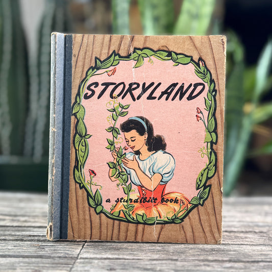 Storyland, Illustrated by Roberta Paflin, 1946 Sturdibilt Edition - Pretty Old Books