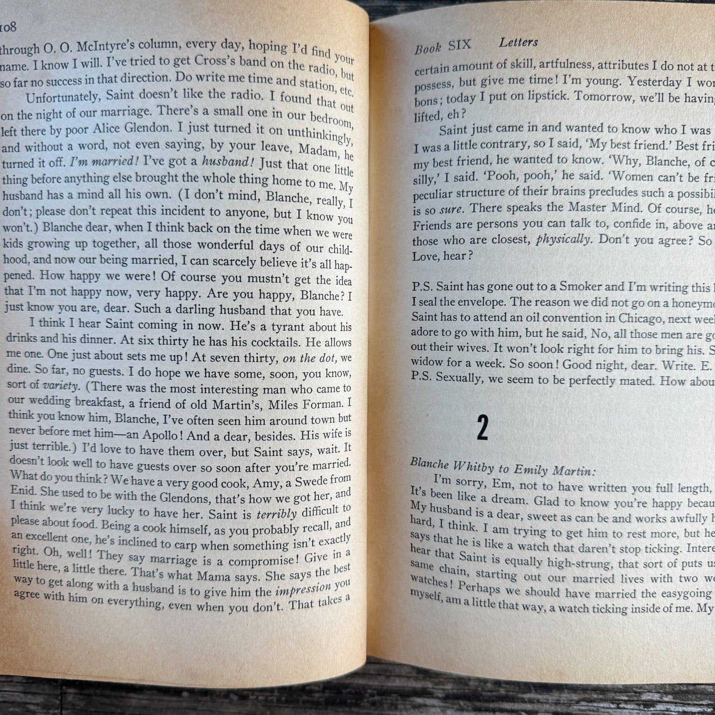 Street of the Three Friends, Myron Brinig, 1953 - Pretty Old Books