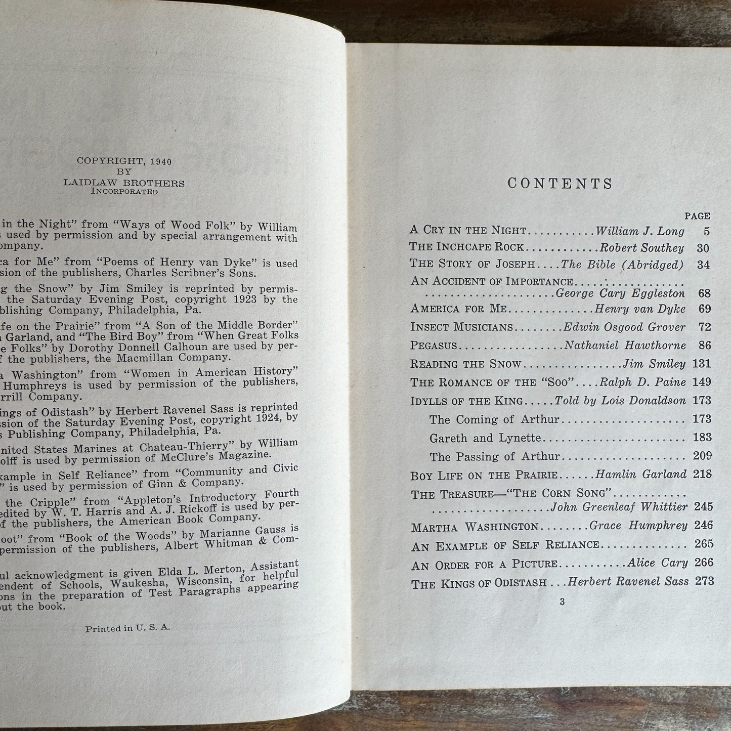 Studies in Prose and Poetry, 6th Grade, 1940 Laidlaw - Pretty Old Books