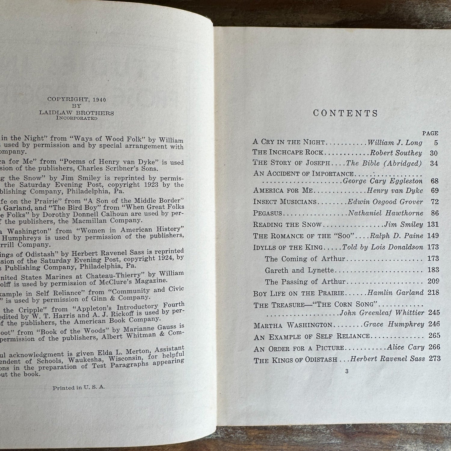 Studies in Prose and Poetry, 6th Grade, 1940 Laidlaw - Pretty Old Books