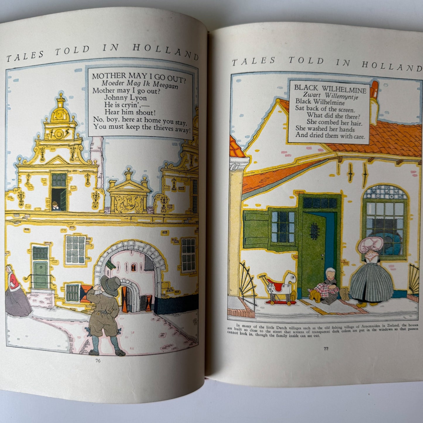 Tales Told in Holland, Olive Beaupré Miller, Maud & Miska Petersham, 1954, My Travelship Series - Pretty Old Books