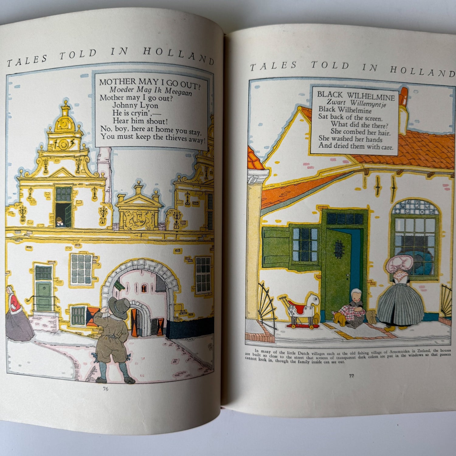 Tales Told in Holland, Olive Beaupré Miller, Maud & Miska Petersham, 1954, My Travelship Series - Pretty Old Books