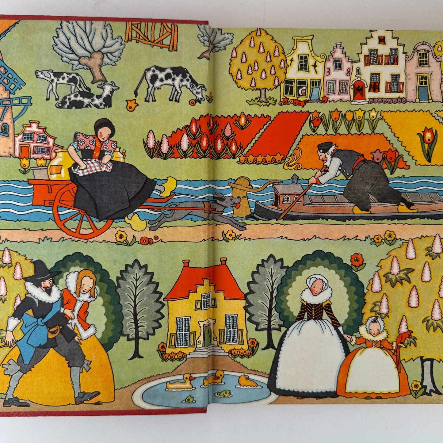 Tales Told in Holland, Olive Beaupré Miller, Maud & Miska Petersham, 1954, My Travelship Series - Pretty Old Books