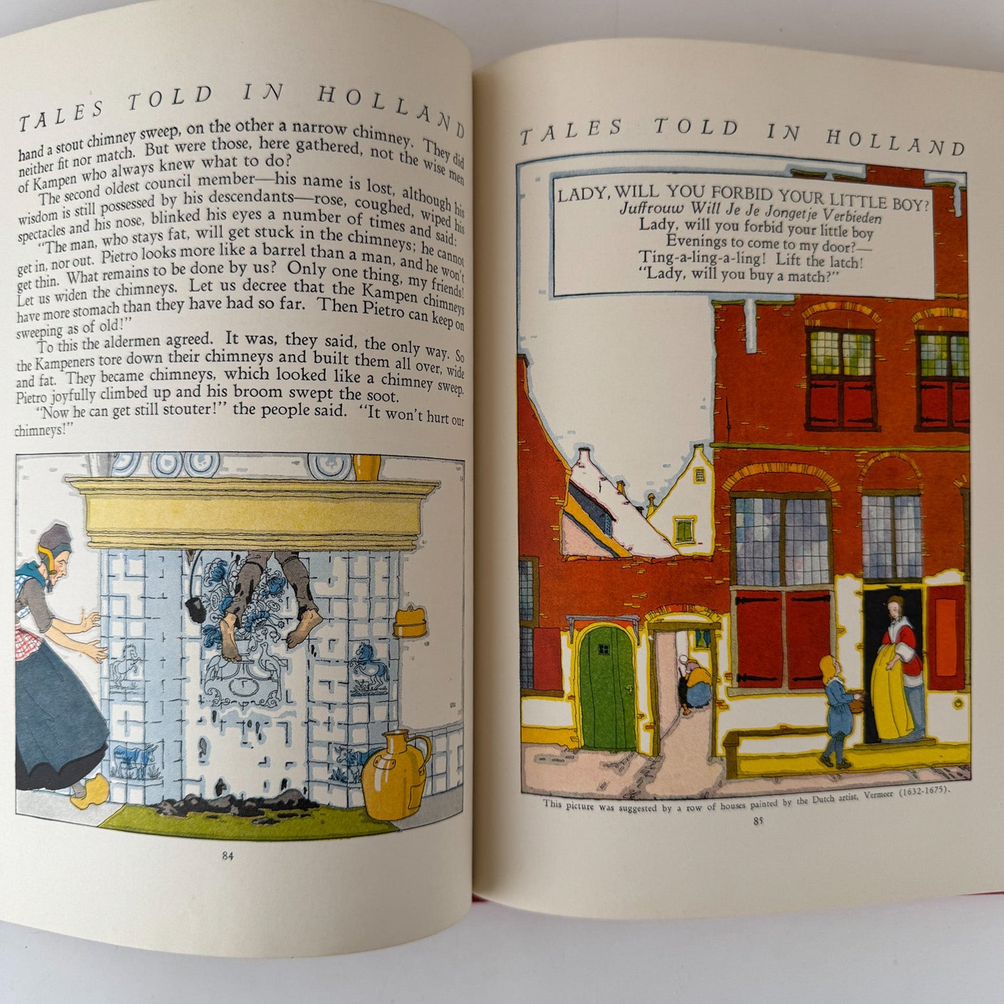 Tales Told in Holland, Olive Beaupré Miller, Maud & Miska Petersham, 1954, My Travelship Series - Pretty Old Books