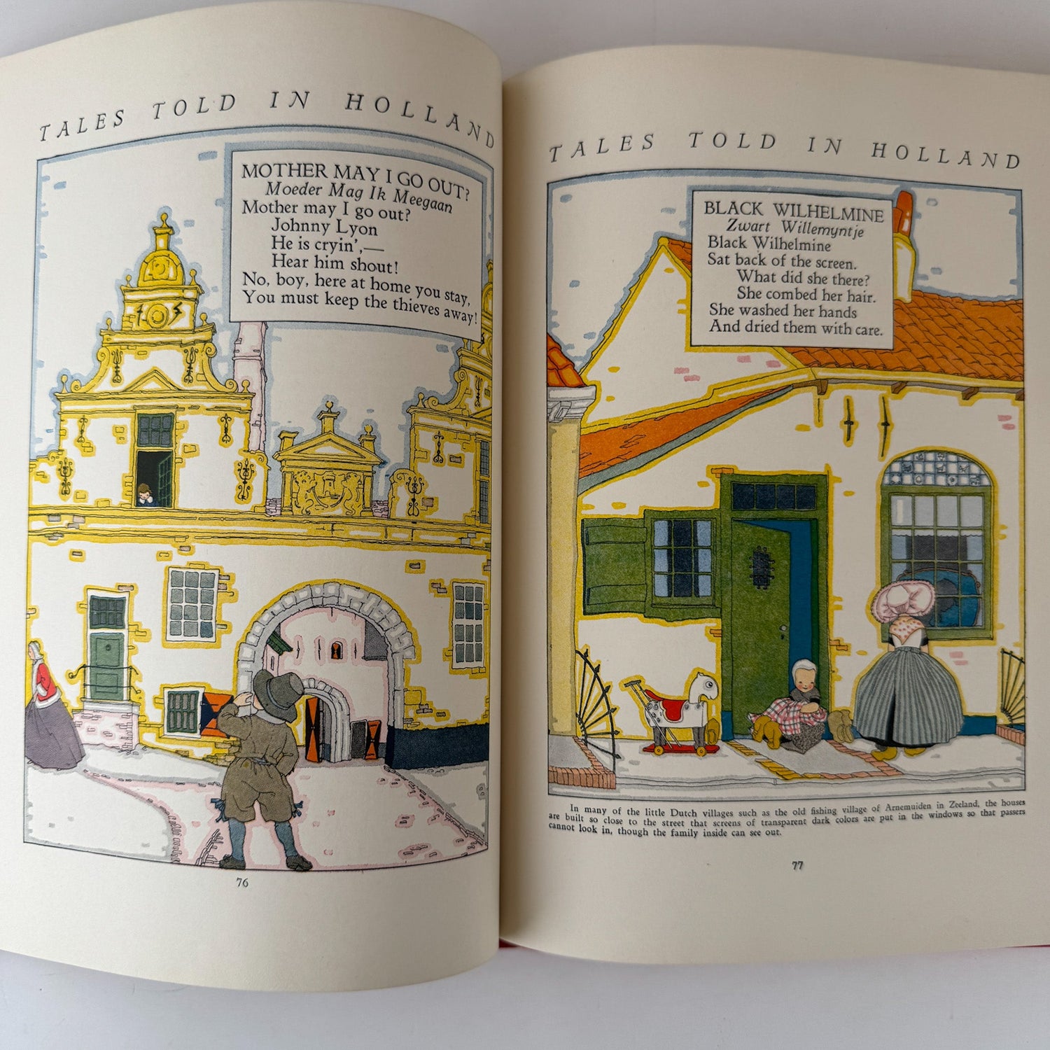 Tales Told in Holland, Olive Beaupré Miller, Maud & Miska Petersham, 1954, My Travelship Series - Pretty Old Books