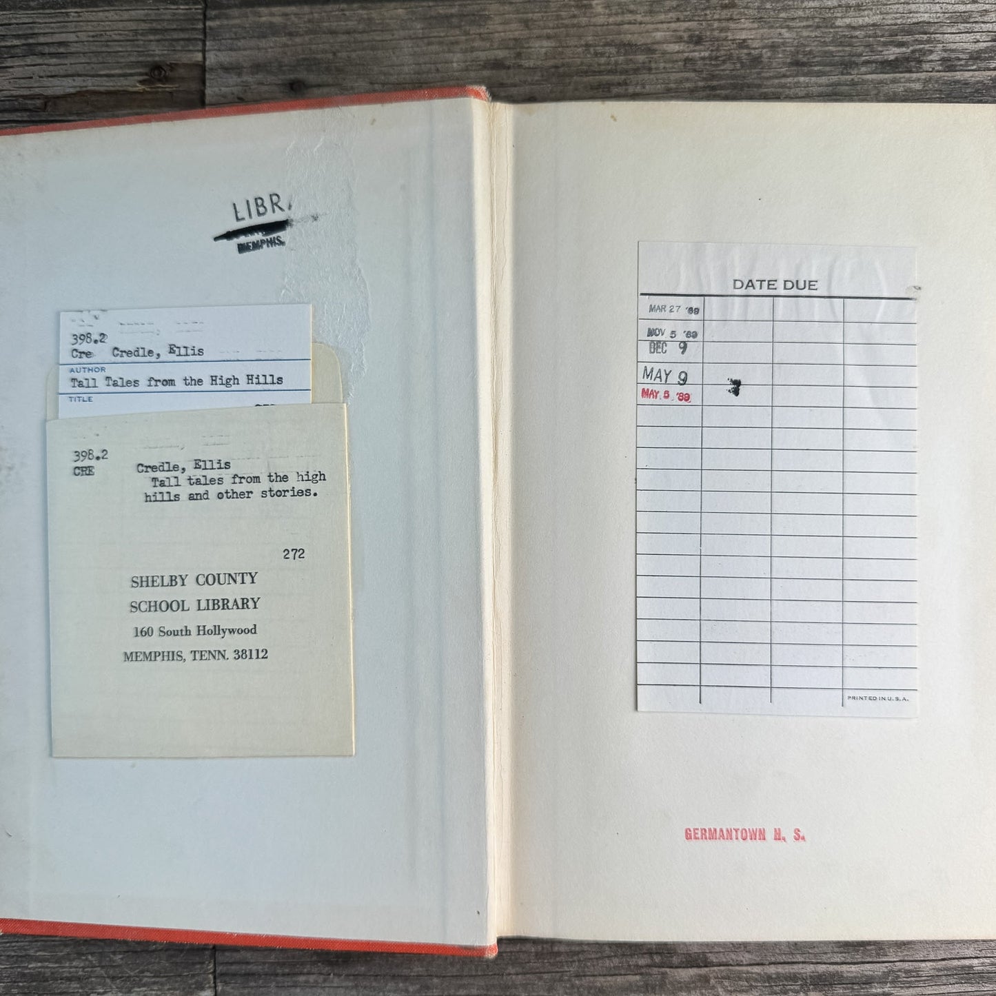 Tall Tales from the High Hills and Other Stories, Ellis Credle, 1957 - Pretty Old Books