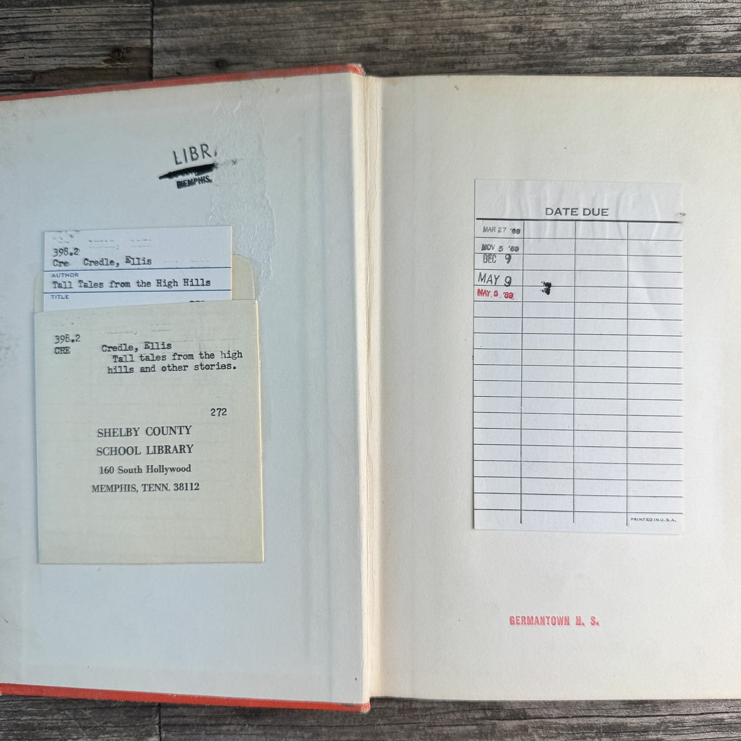 Tall Tales from the High Hills and Other Stories, Ellis Credle, 1957 - Pretty Old Books