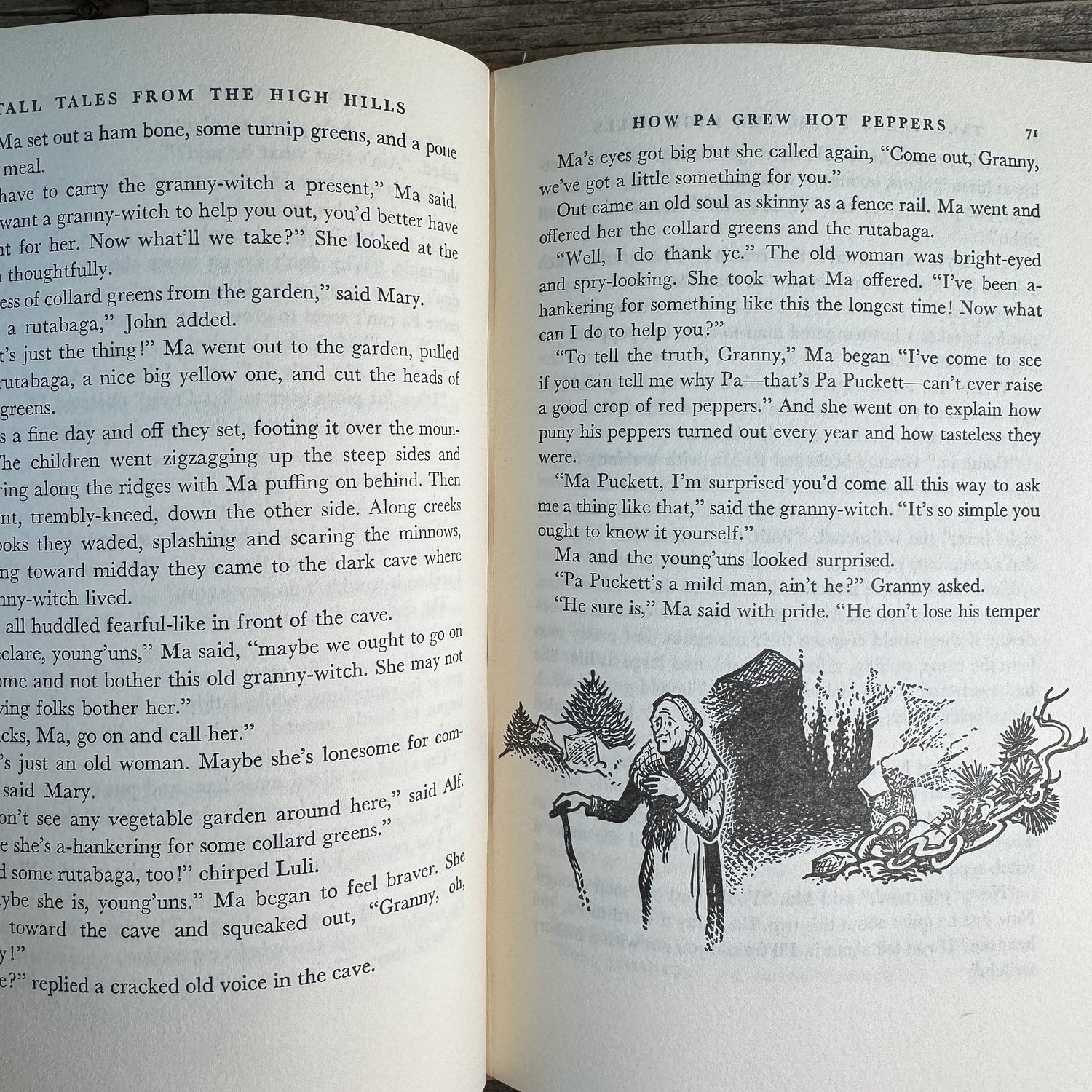 Tall Tales from the High Hills and Other Stories, Ellis Credle, 1957 - Pretty Old Books