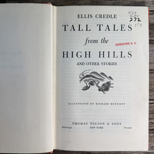 Tall Tales from the High Hills and Other Stories, Ellis Credle, 1957 - Pretty Old Books