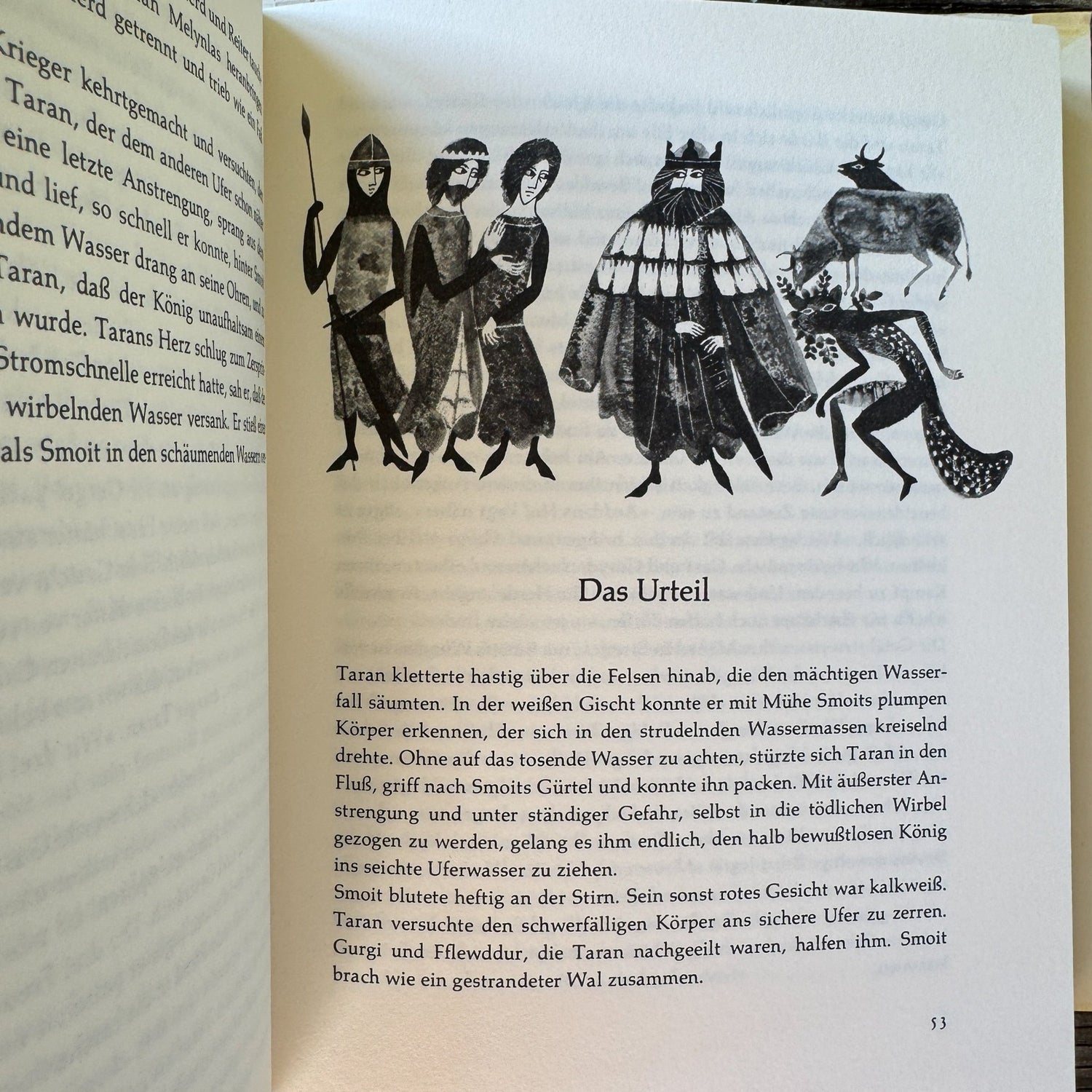 Taran und der Zauberspiegel by Lloyd Alexander (German Edition, 1973) - Pretty Old Books