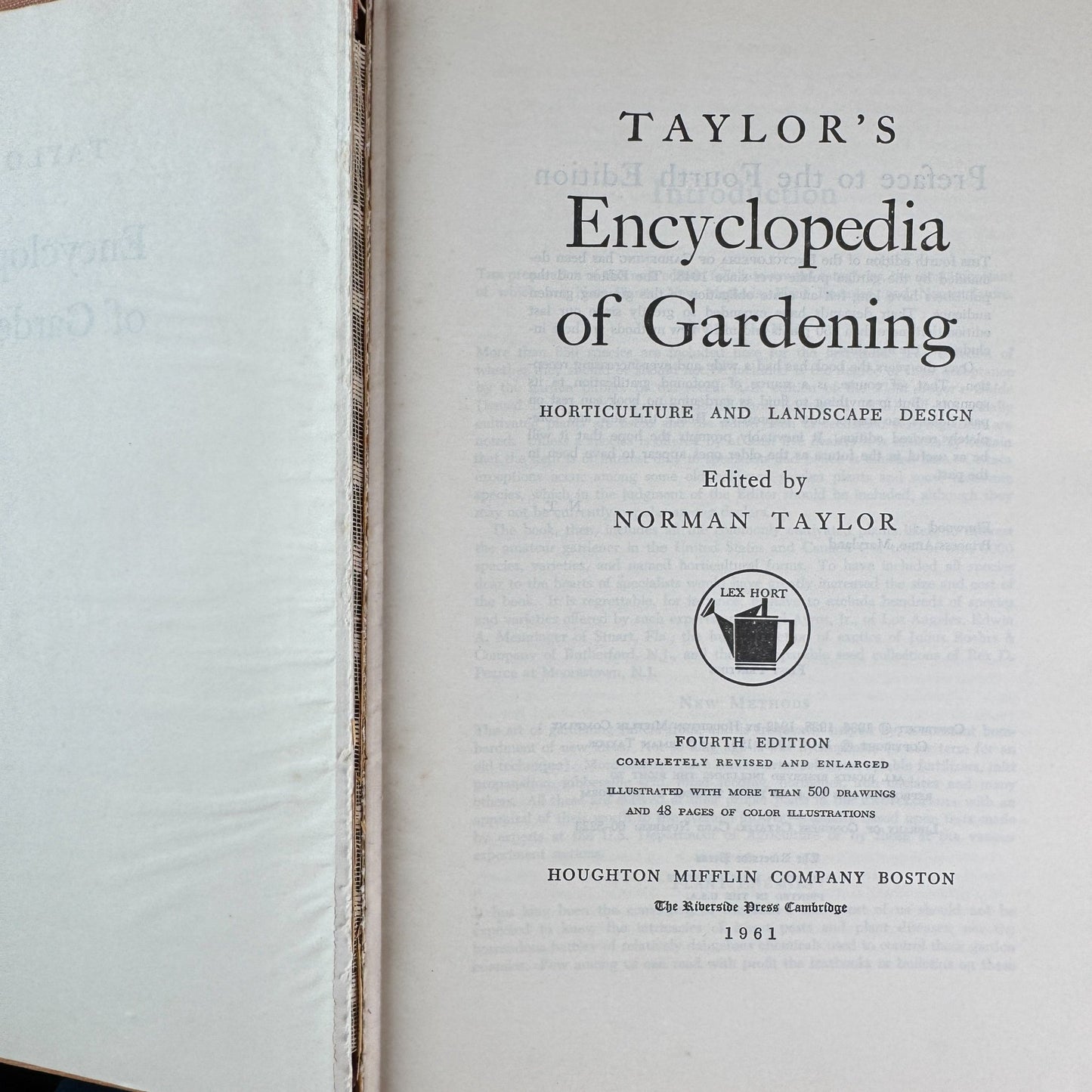 Taylor's Encyclopedia of Gardening (4th Ed.), 1961 - Pretty Old Books