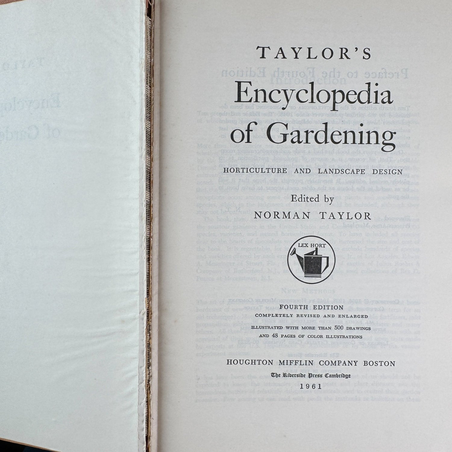 Taylor's Encyclopedia of Gardening (4th Ed.), 1961 - Pretty Old Books