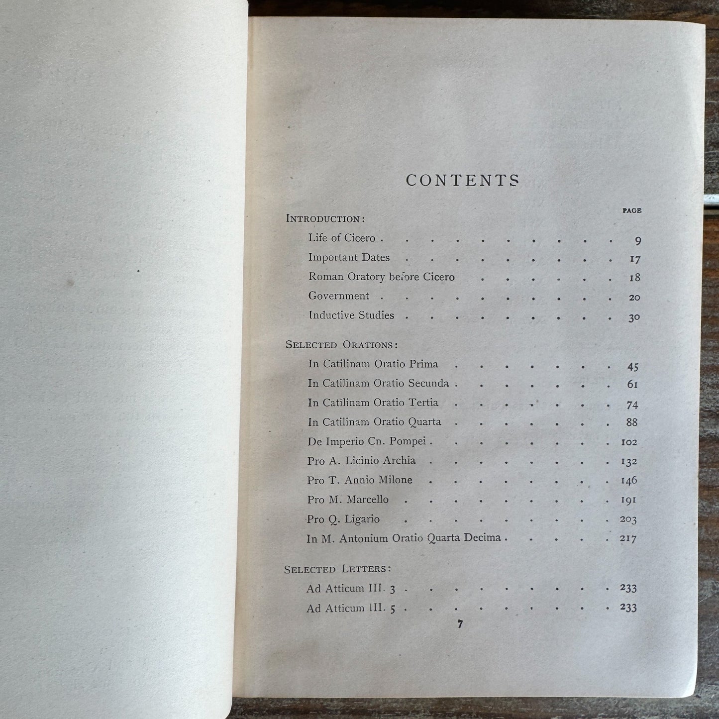Ten Orations of Cicero, 1898, Latin Textbook - Pretty Old Books