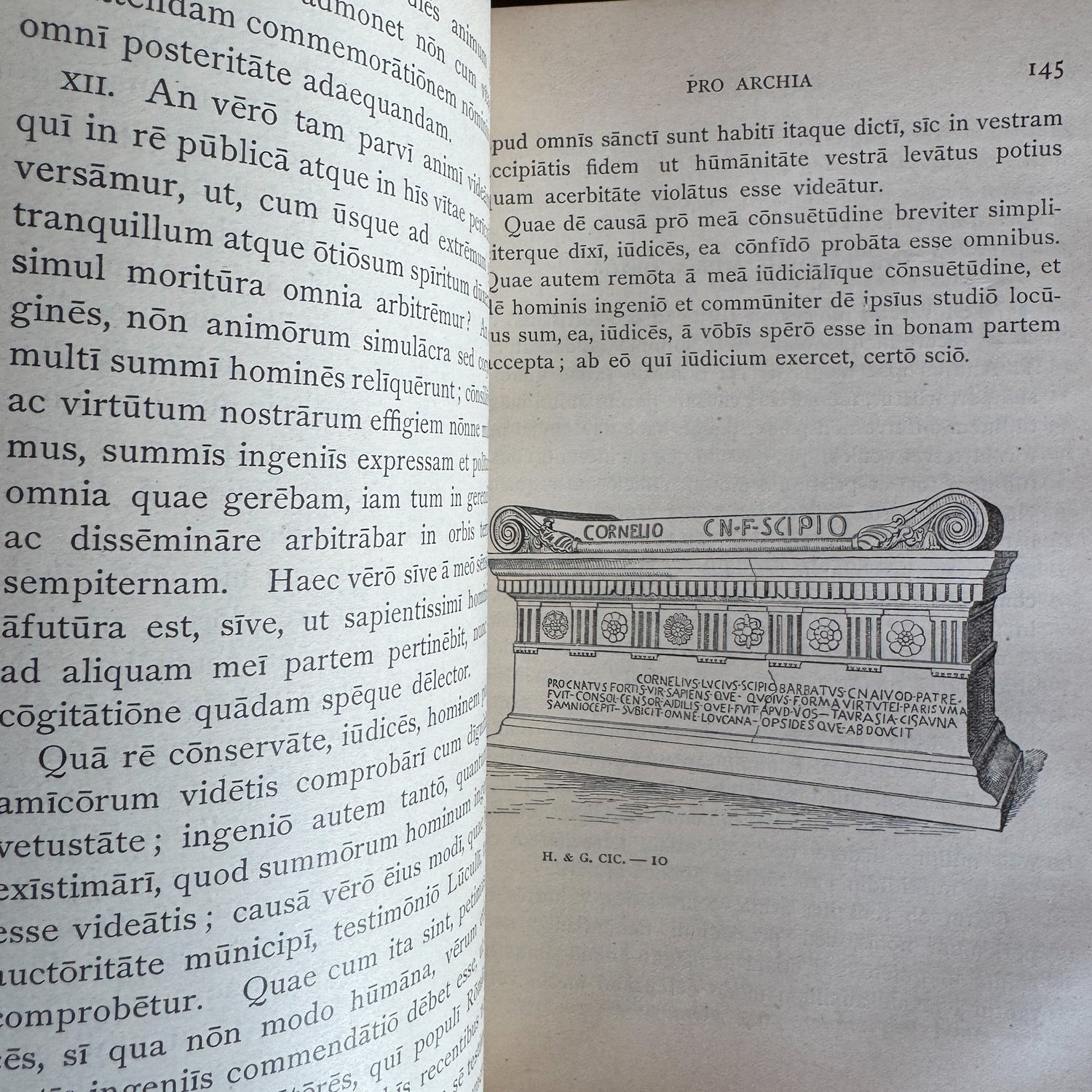 Ten Orations of Cicero, 1898, Latin Textbook - Pretty Old Books