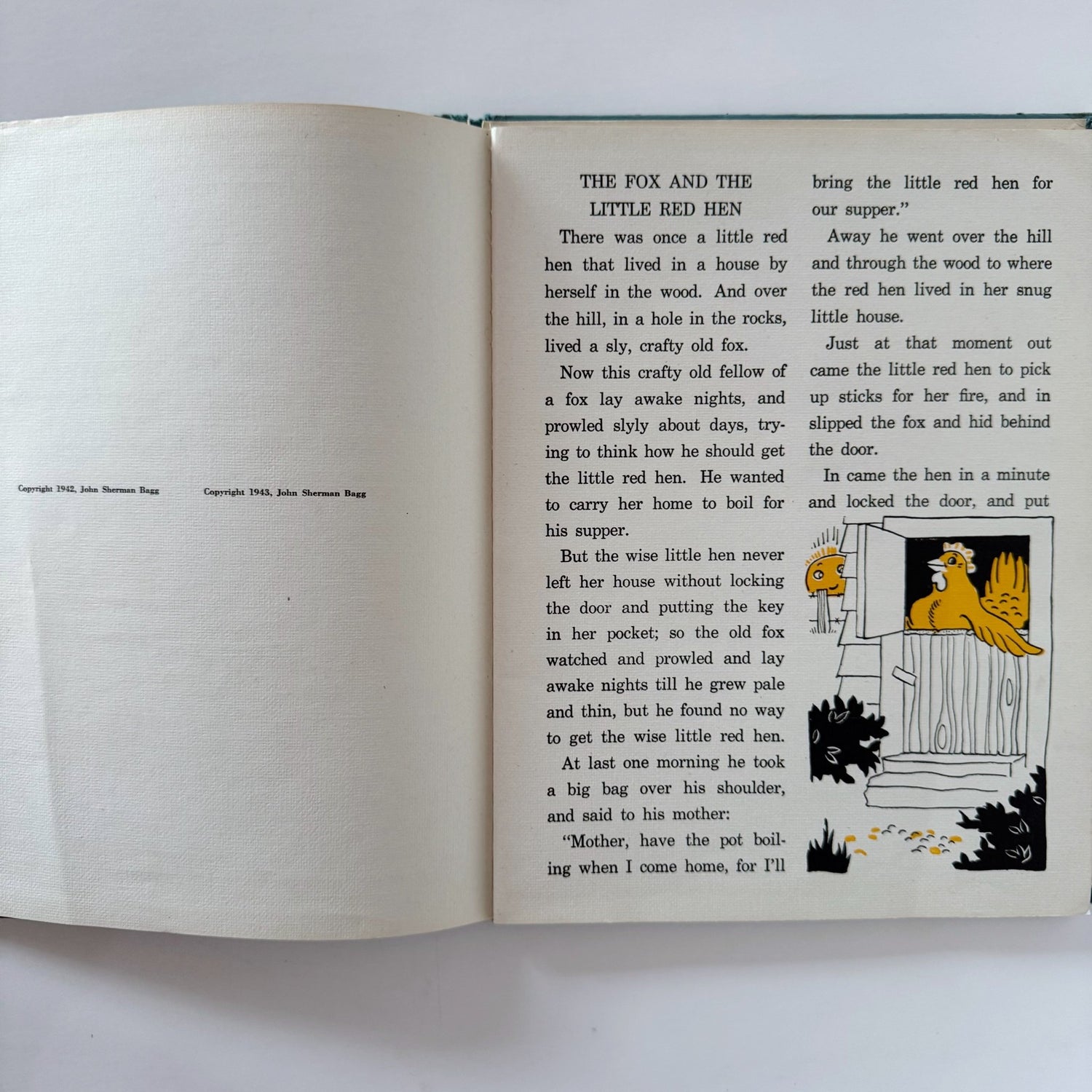 Ten Treasured Tales, A Mary Perks Book, 1943 Fairy Tales Hardcover - Pretty Old Books
