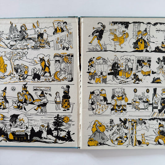 Ten Treasured Tales, A Mary Perks Book, 1943 Fairy Tales Hardcover - Pretty Old Books