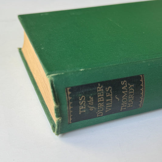 Tess Of the D'Urbervilles, Thomas Hardy, Harper's Modern Classics 1935 Green HC - Pretty Old Books