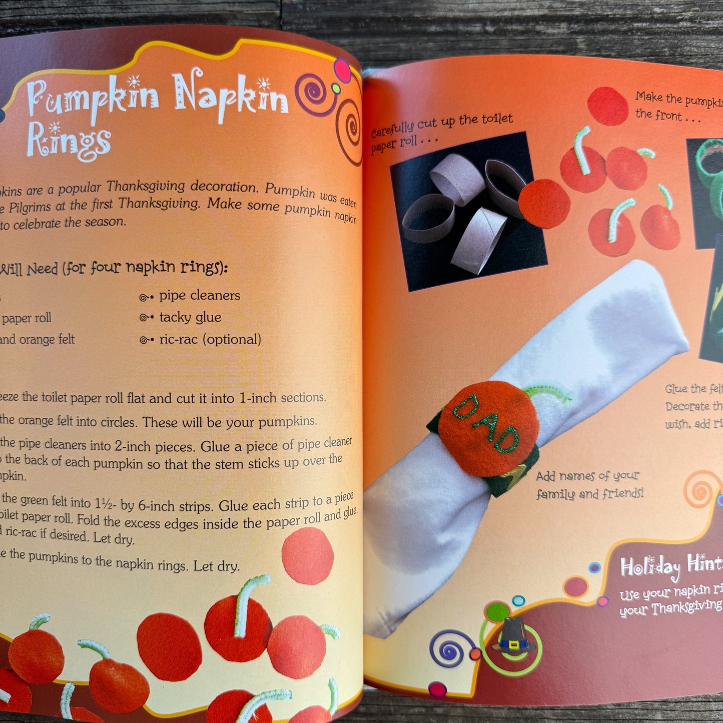 Thanksgiving Day Crafts, 2005 Hardcover - Pretty Old Books