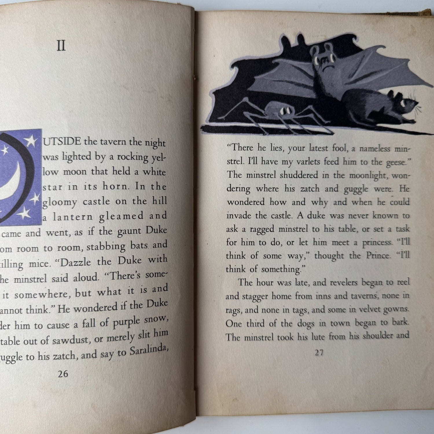 The 13 Clocks, James Thurber, 1950 Hardcover Fairy Tale - Pretty Old Books