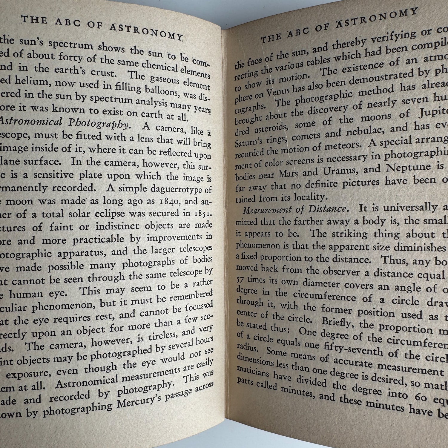 The ABC of Astronomy, Jay L. B. Taylor, 1926, Hardcover - Pretty Old Books
