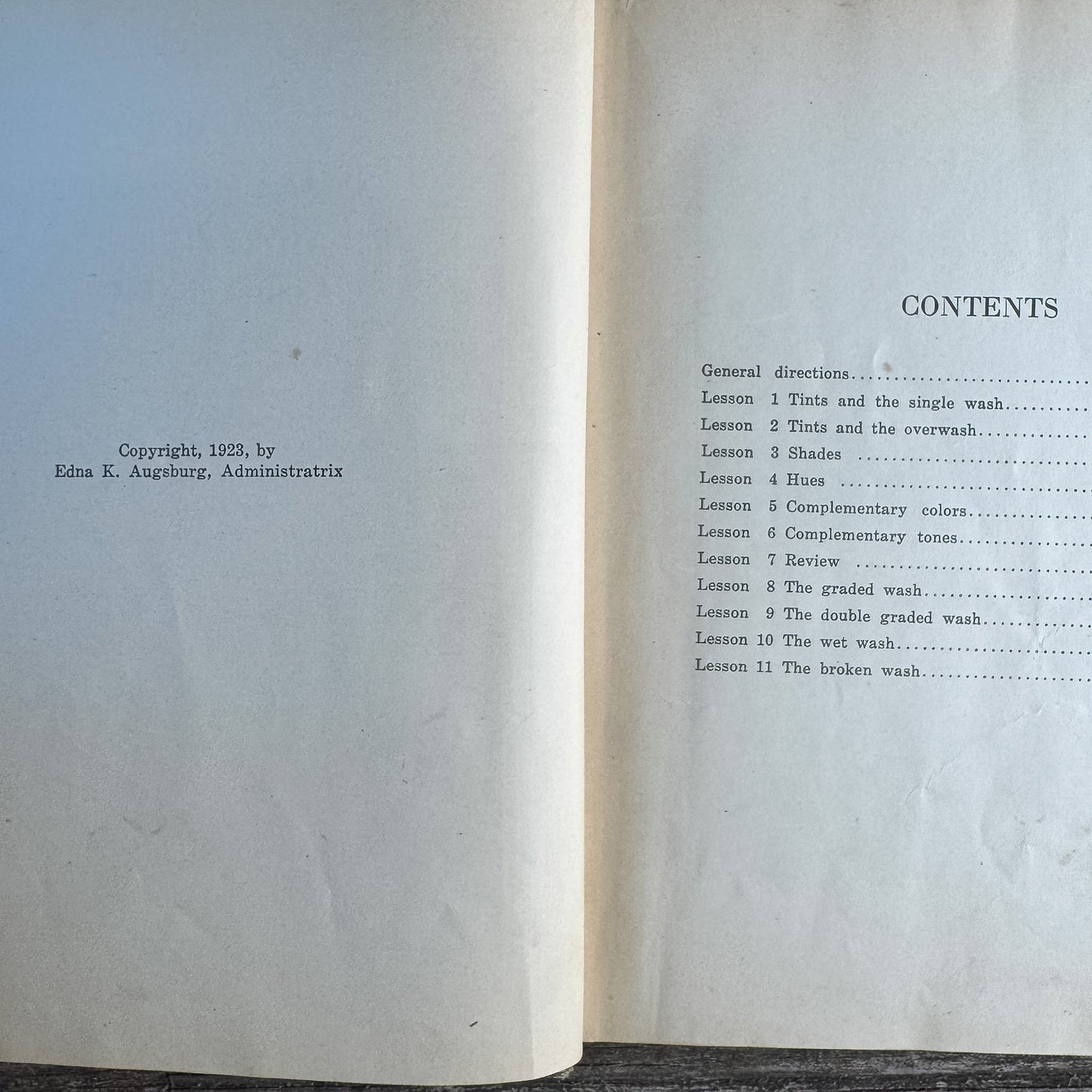 The ABC of Color, D.R. Augsburg, 1923 - Pretty Old Books