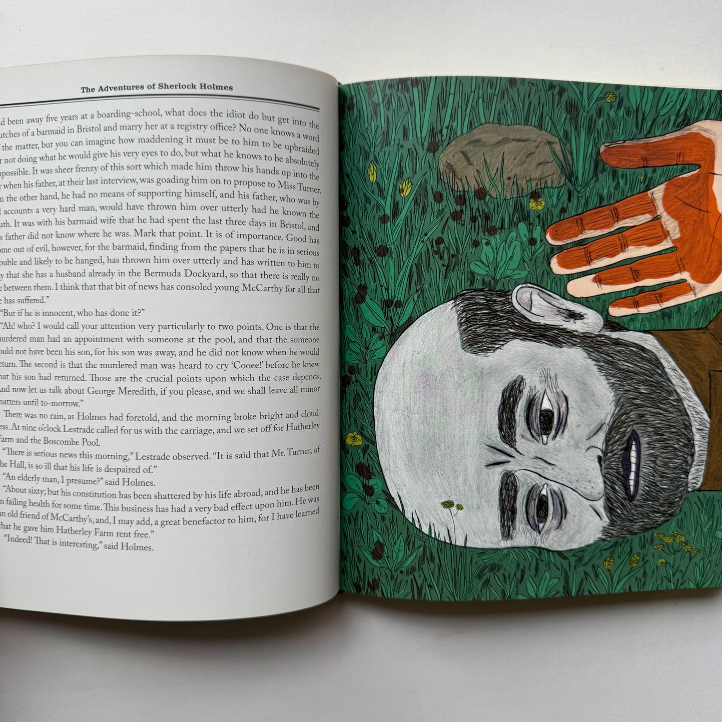 The Adventures of Sherlock Holmes, Classics Reimagined, 2015 Hardcover - Pretty Old Books