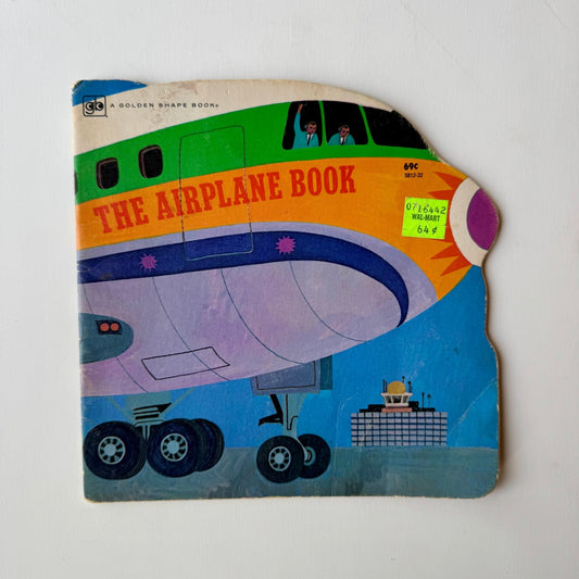 The Airplane Book, A Golden Shape Book, 1982 Softcover - Pretty Old Books