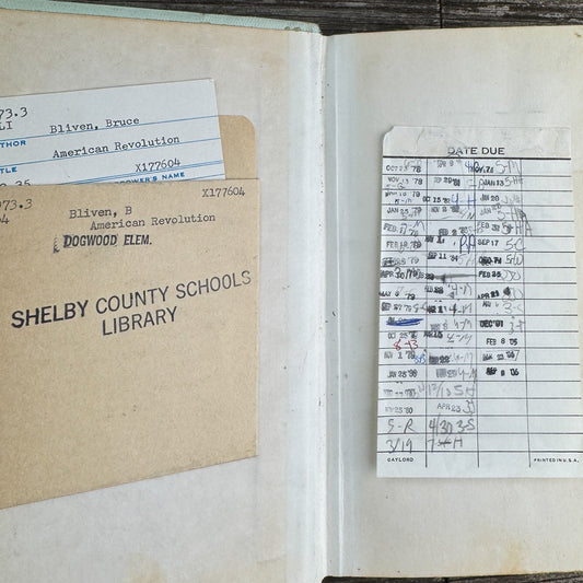 The American Revolution 1760 - 1783, Landmark Book, Bruce Bliven, Jr, 1958 - Pretty Old Books