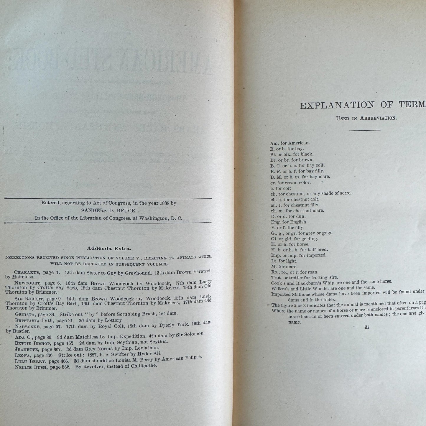 The American Stud Book, 1800s Horse - Racing Leather Bound Books - Pretty Old Books