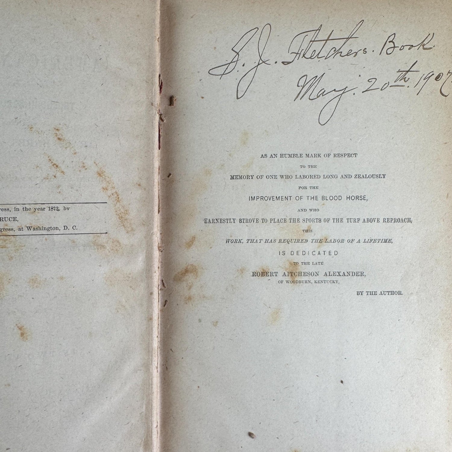 The American Stud Book, 1800s Horse - Racing Leather Bound Books - Pretty Old Books