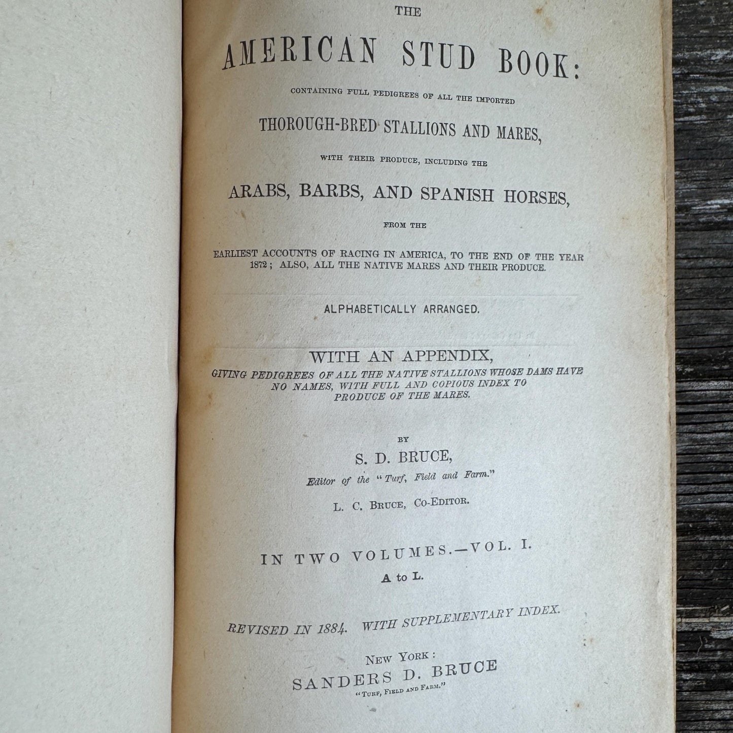 The American Stud Book, 1800s Horse - Racing Leather Bound Books - Pretty Old Books