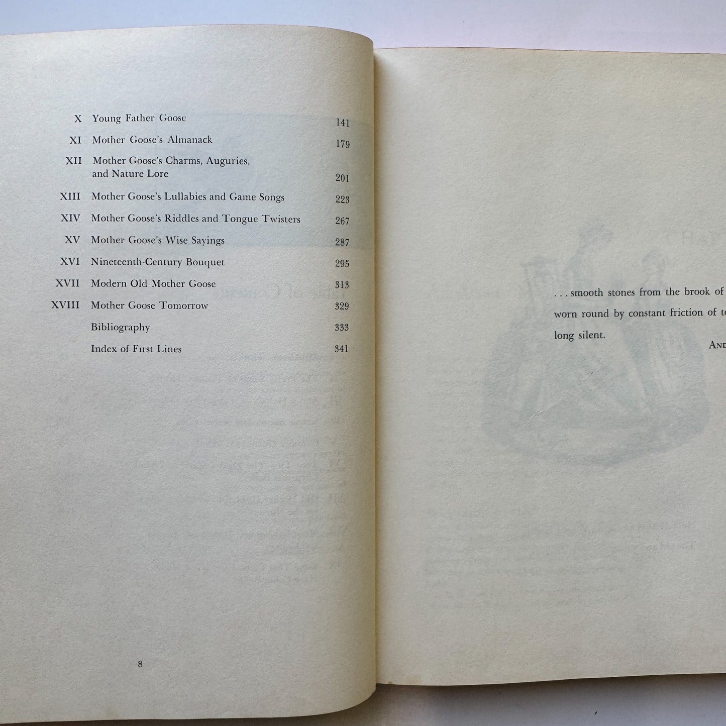 The Annotated Mother Goose, 1962 Hardcover - Pretty Old Books